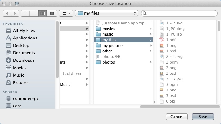 Status Barred 2.4 : Selecting Output Destination Folder