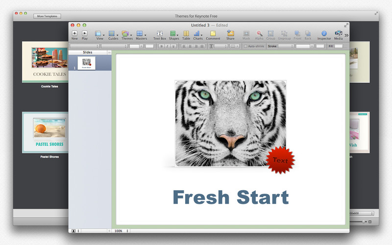 Themes for Keynote Free 1.0 : Themes for Keynote Free screenshot