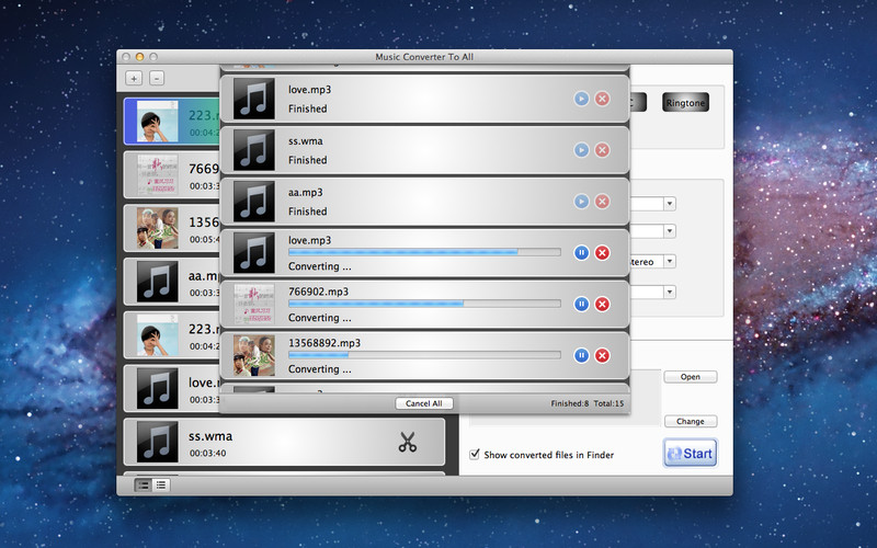 Music Converter To-All 2.0 : Music Converter To-All screenshot
