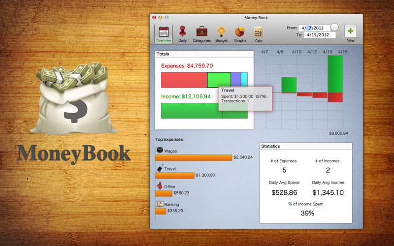 Money Book - Money Management for Business 1.0 : Money Book - Money Management for Business screenshot