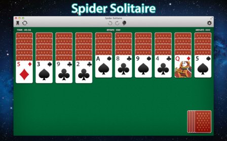 Spider Solitaire screenshot