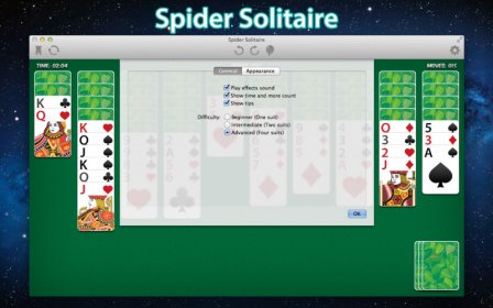 Spider Solitaire screenshot