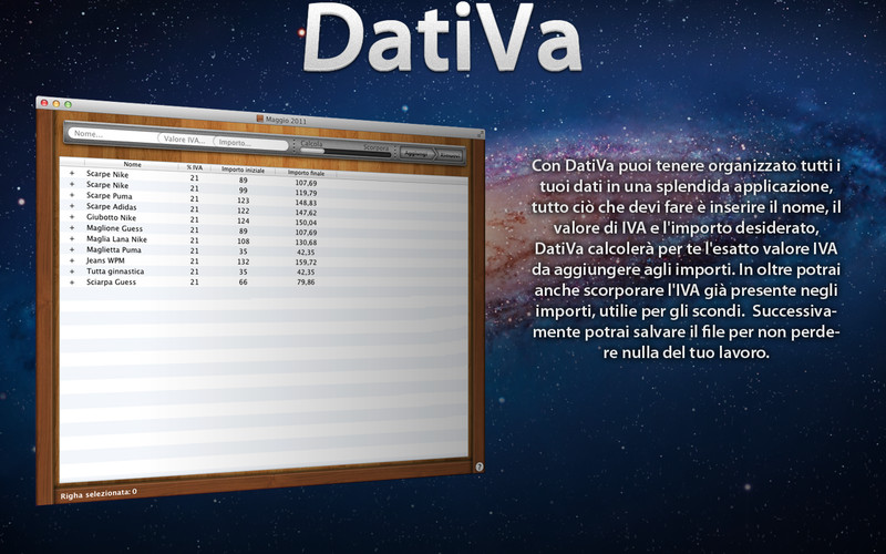 DatiVa 1.5 : General View