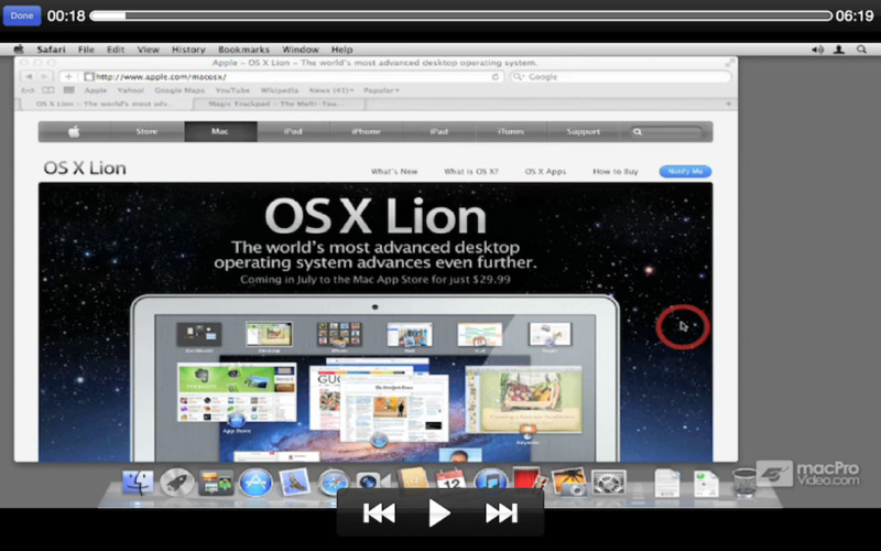 Course For Mac OS X (10.7) 101: Core Lion 1.0 : Course For Mac OS X (10.7) 101: Core Lion screenshot