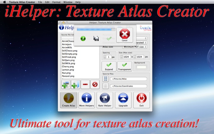 Texture Atlas Creator 1.0 : General view