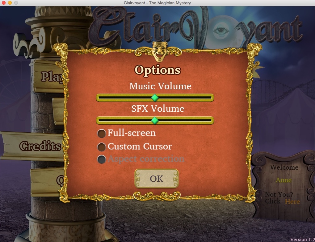 Clairvoyant : Game Options