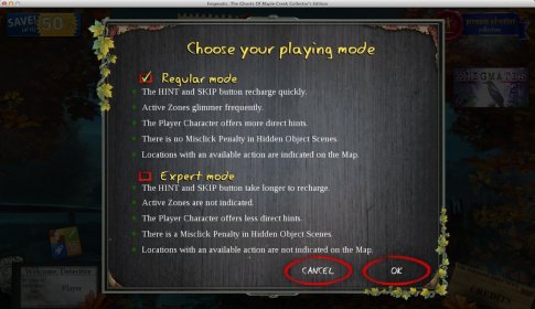 Selecting Game Mode