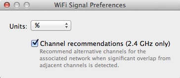 WiFi Signal 1.3 : Preferences