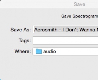 Exporting Spectrogram