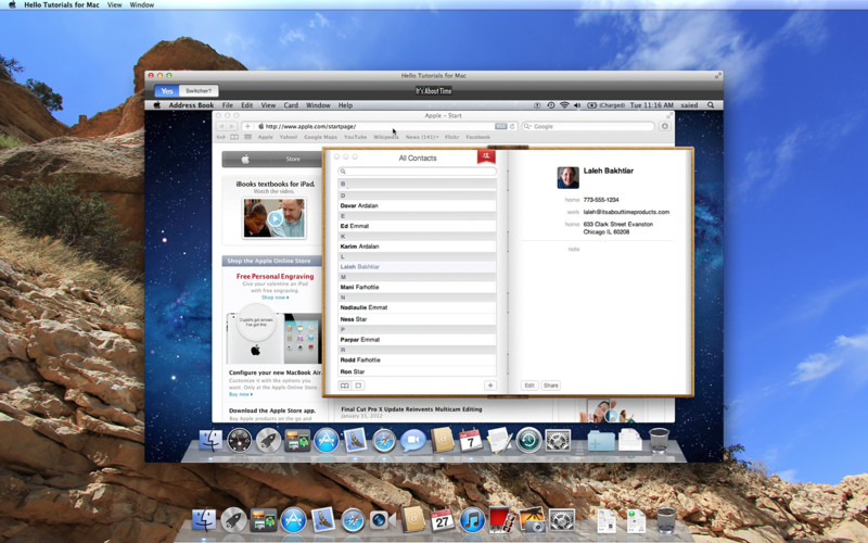 Hello Tutorials for Mac 3.0 : Hello Tutorials for Mac screenshot