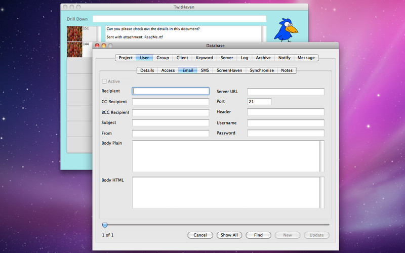 TwitHaven 5.2 : TwitHaven screenshot