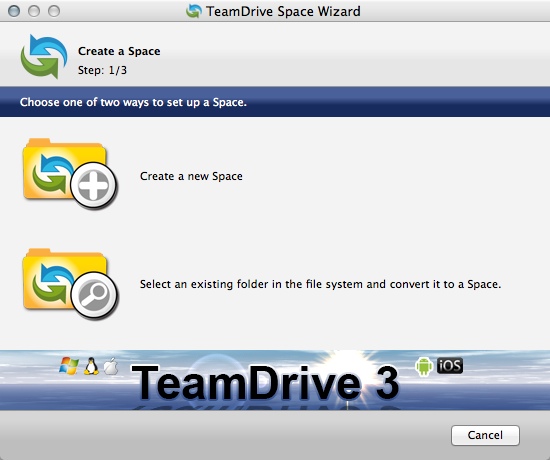 TeamDrive 3.1 : Creating Space