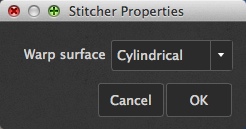PhotoStitcher 1.6 : Configuring Stitcher Properties