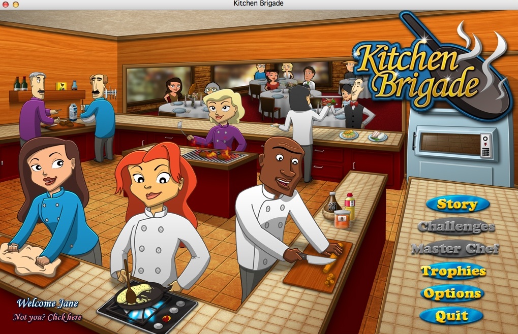 Kitchen Brigade 2.0 : Main Menu