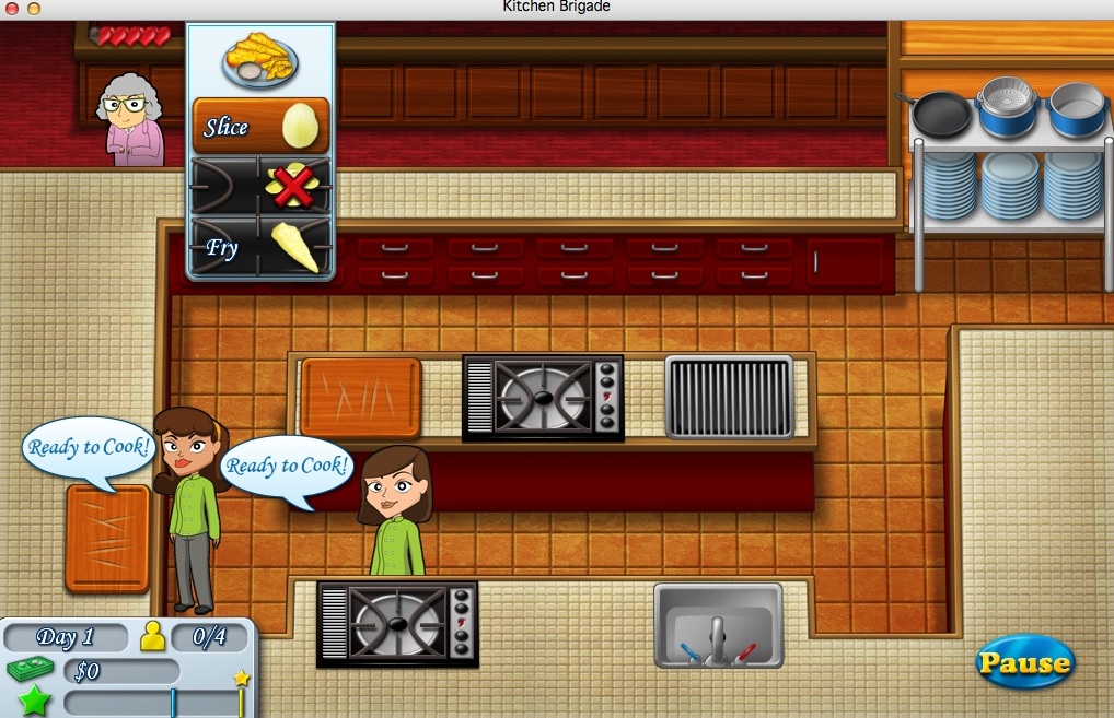 Kitchen Brigade 2.0 : Gameplay Window
