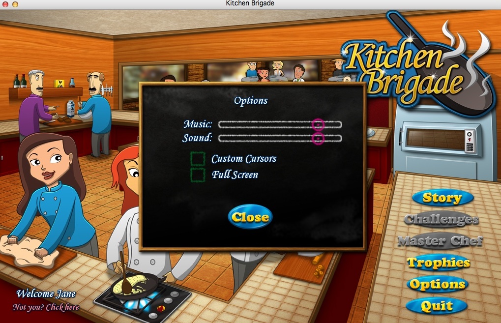 Kitchen Brigade 2.0 : Game Options