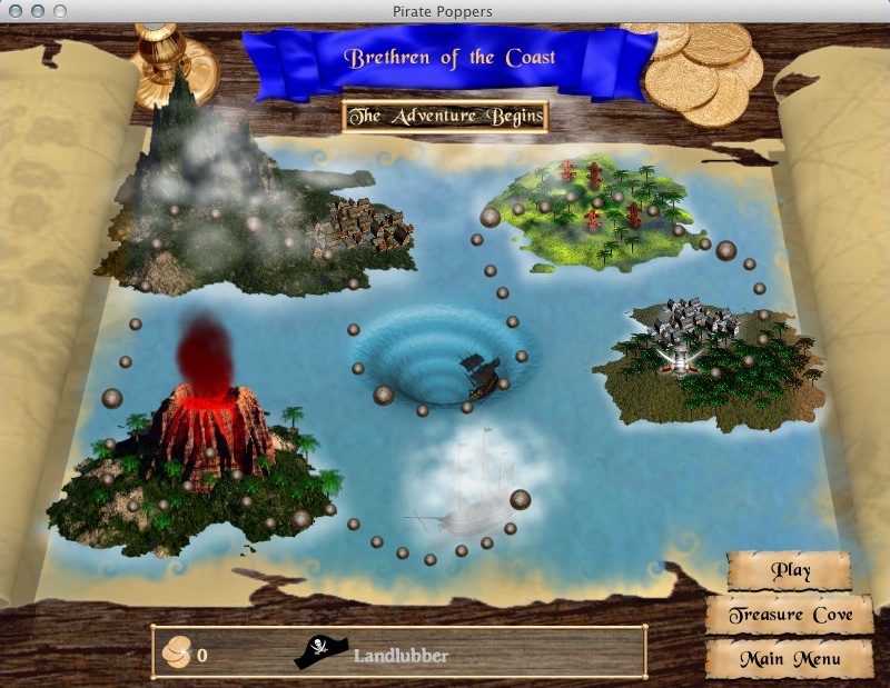 Pirate Poppers : Level Map