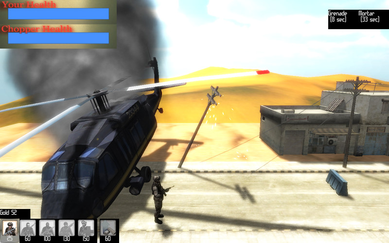 Chopper Down 1.0 : Main window