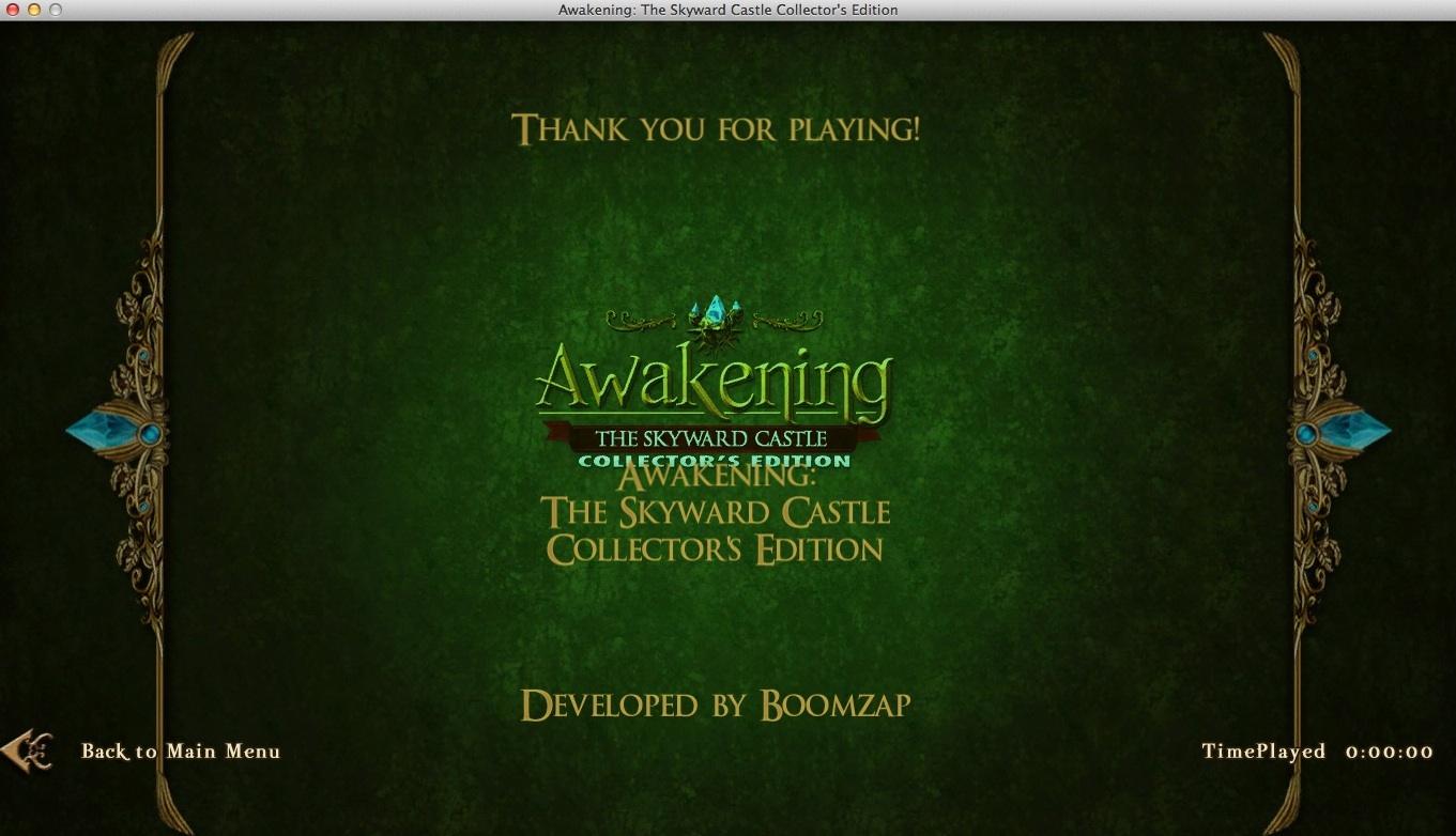 Awakening: The Skyward Castle Collector's Edition : Credits Window