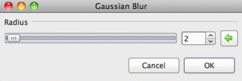 Adding Gaussian Blur Effect
