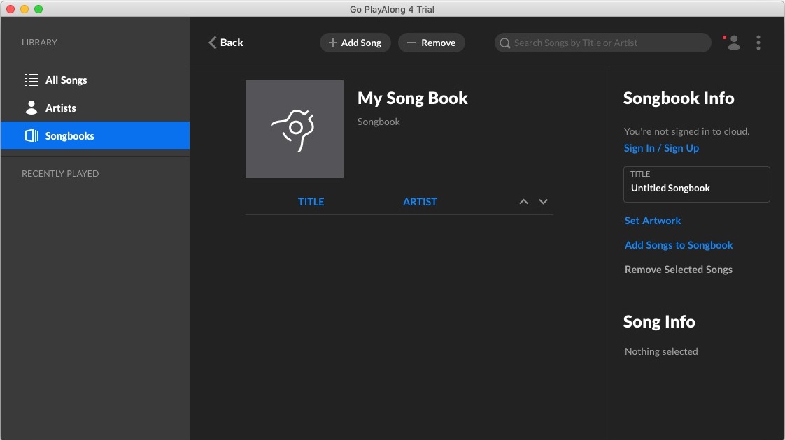Go PlayAlong 4.3 : Song Books