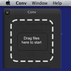 Conv 1.5 : Main Screen