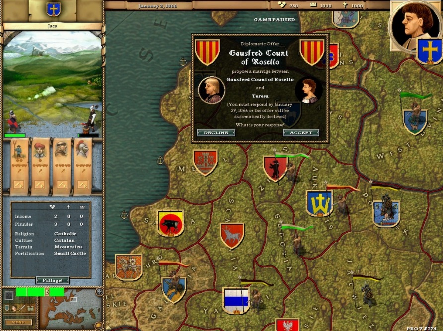 Crusader Kings Complete 1.0 : Main window