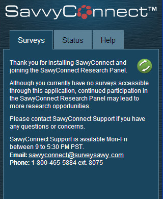 SavvyConnect 3.2 : General View