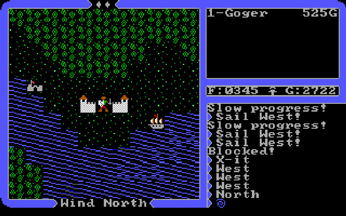 Ultima IV: Quest of the Avatar 1.0 : Main window