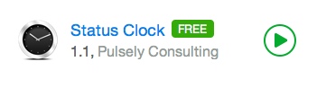 Status Clock 1.1 : Mac Client Window