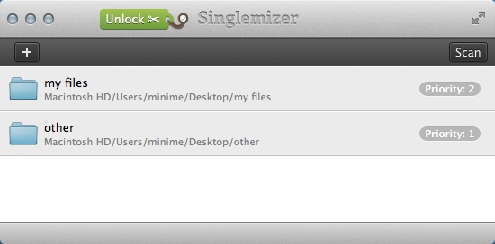 Singlemizer 4.4 : Main Window