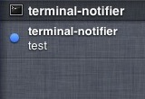 terminal-notifier 1.4 : General View