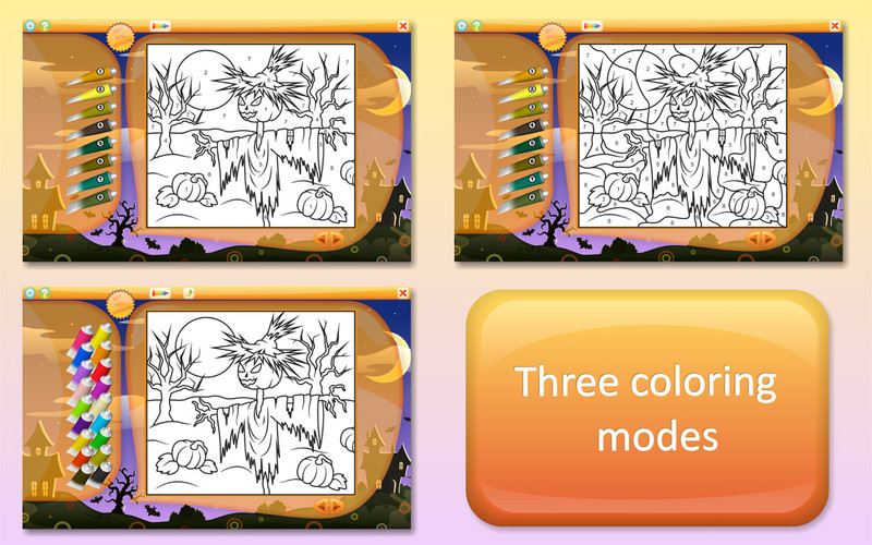 Color by Numbers - Halloween - Free 1.0 : Color by Numbers - Halloween - Free screenshot
