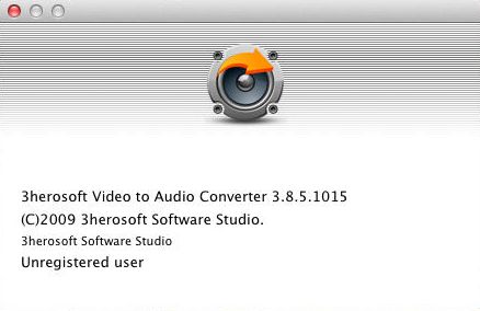 3herosoft Video to Audio Converter 3.8 : About program info