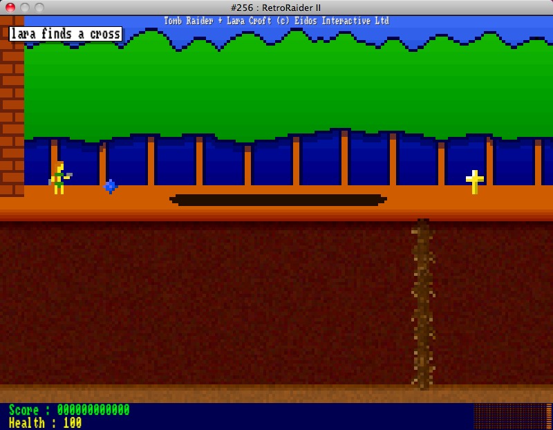 RetroRaider II 1.0 : Game Window