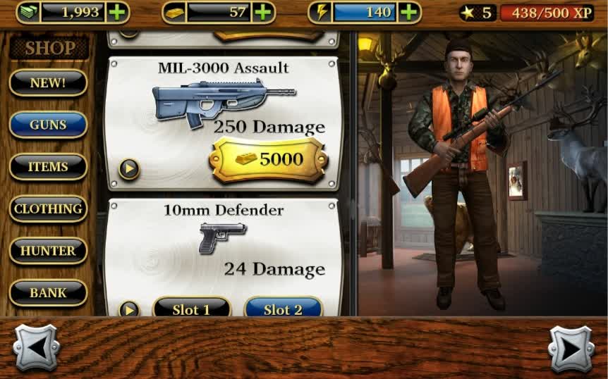 Deer Hunter Reloaded 2.0 : Gun shop