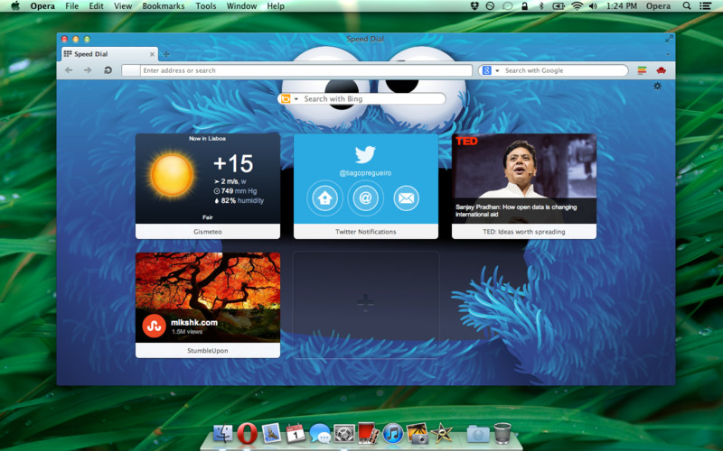 Opera 12.1 : Opera screenshot