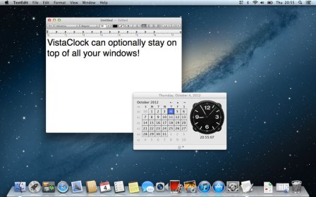VistaClock screenshot