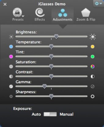 Adjustments Window