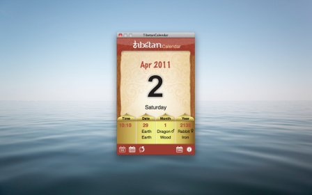 Tibetan Calendar screenshot