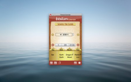 Tibetan Calendar screenshot
