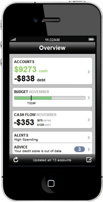Example - Money App for iPhone