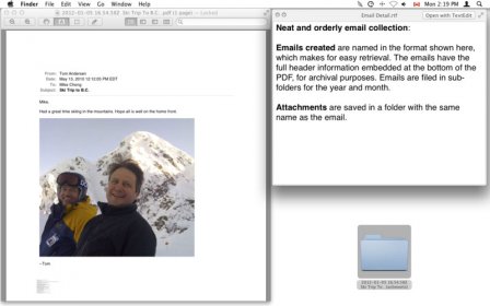 Email Archiver screenshot