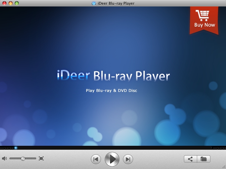 iDeer Blu-ray Player : Main Window