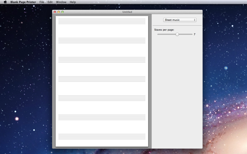 Blank Page Printer 1.0 : Blank Page Printer screenshot