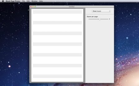 Blank Page Printer screenshot