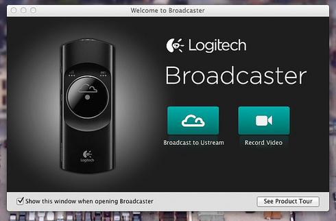 Logitech Broadcaster 3.1 : Main View