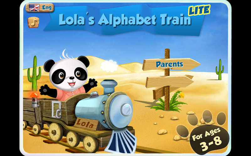 Lola's Alphabet Train 3.1 : Lola's Alphabet Train Lite screenshot