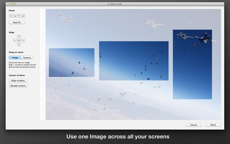 Multi Monitor Wallpaper 1.2 : Multi Monitor Wallpaper screenshot
