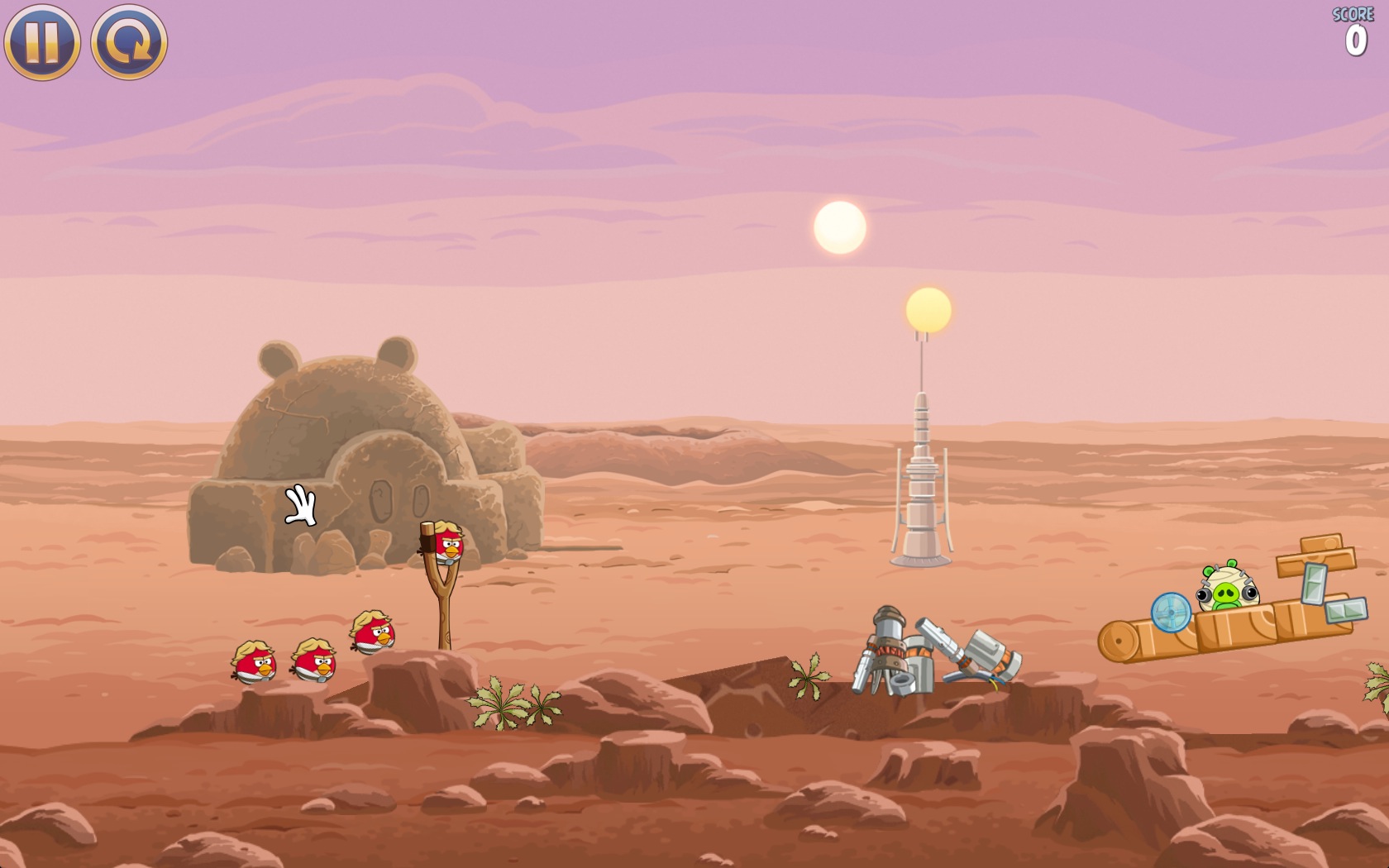 Angry Birds Star Wars 1.0 : Gameplay